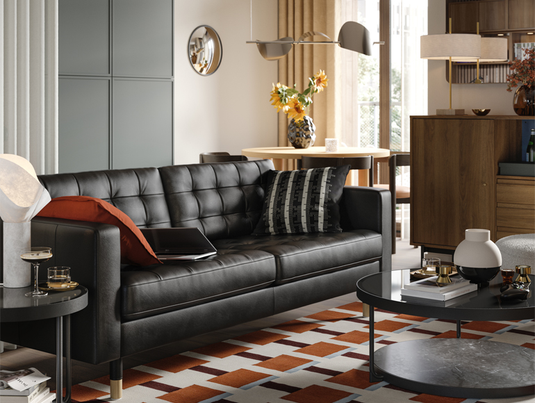 A modern living room that looks amazing from every angle